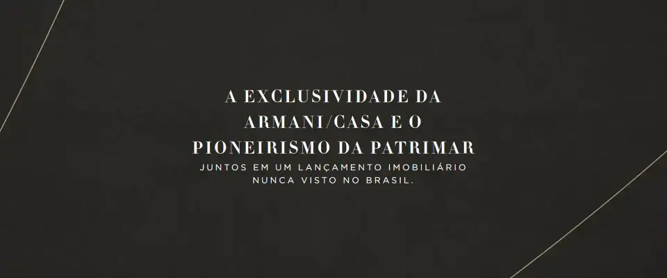 Armani/Casa em Barra da Tijuca